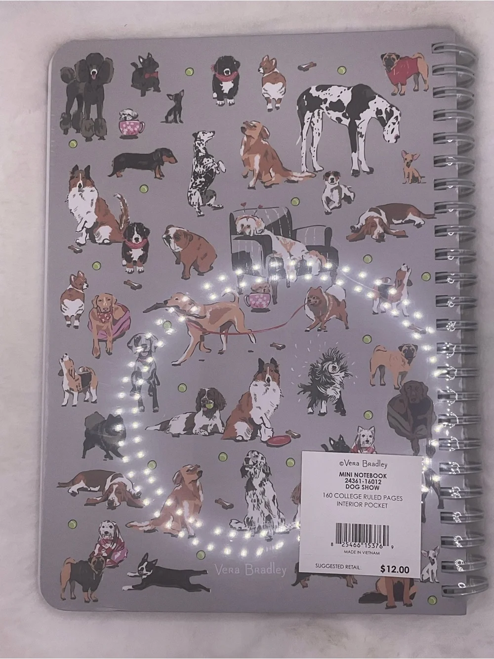 New Vera Bradley Dog Show Pens And Notebook